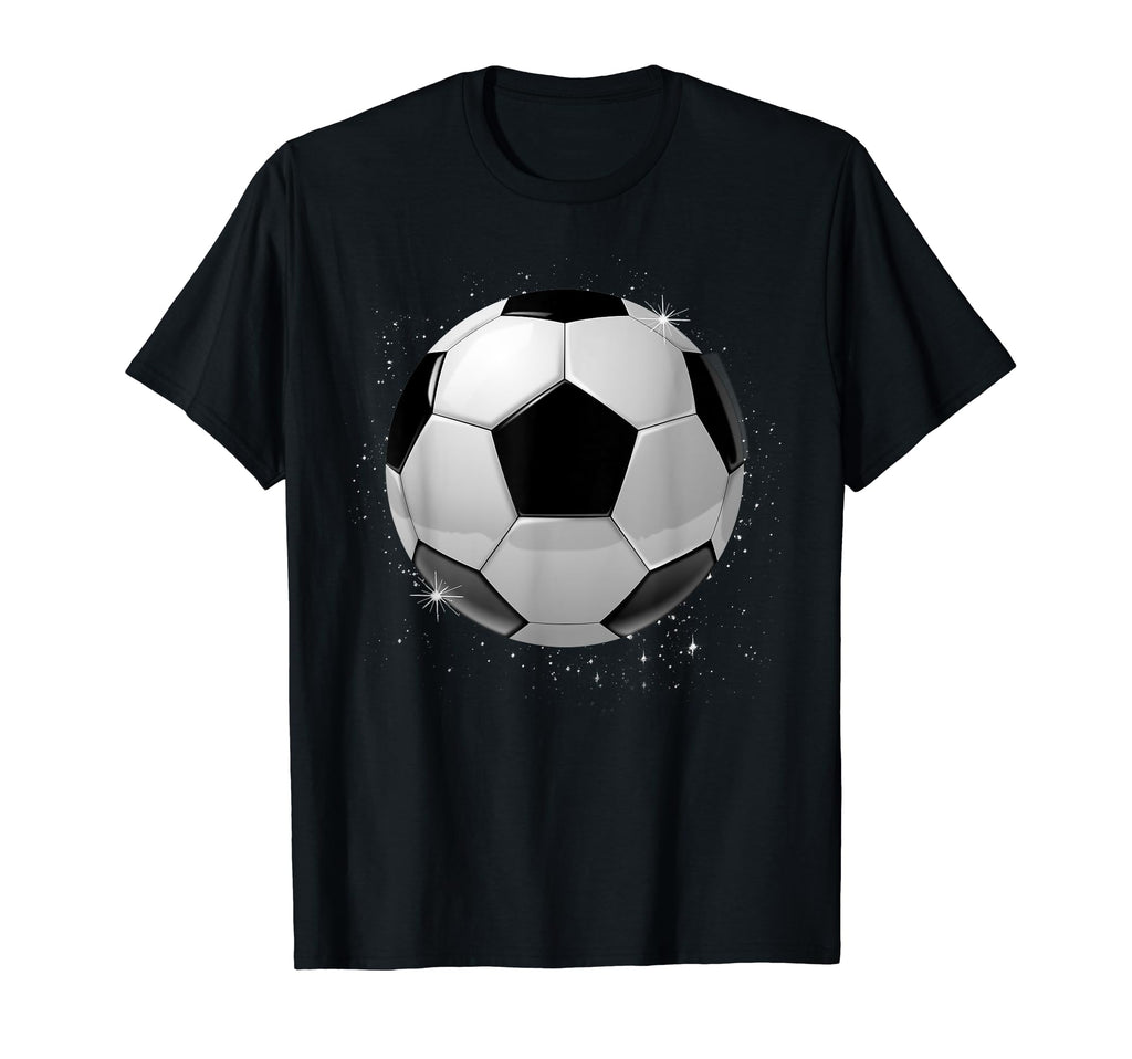 Soccer Football Ball Black And White T-Shirt - Minimalist Print Unisex