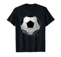 Soccer Football Ball Black And White T-Shirt - Minimalist Print Unisex