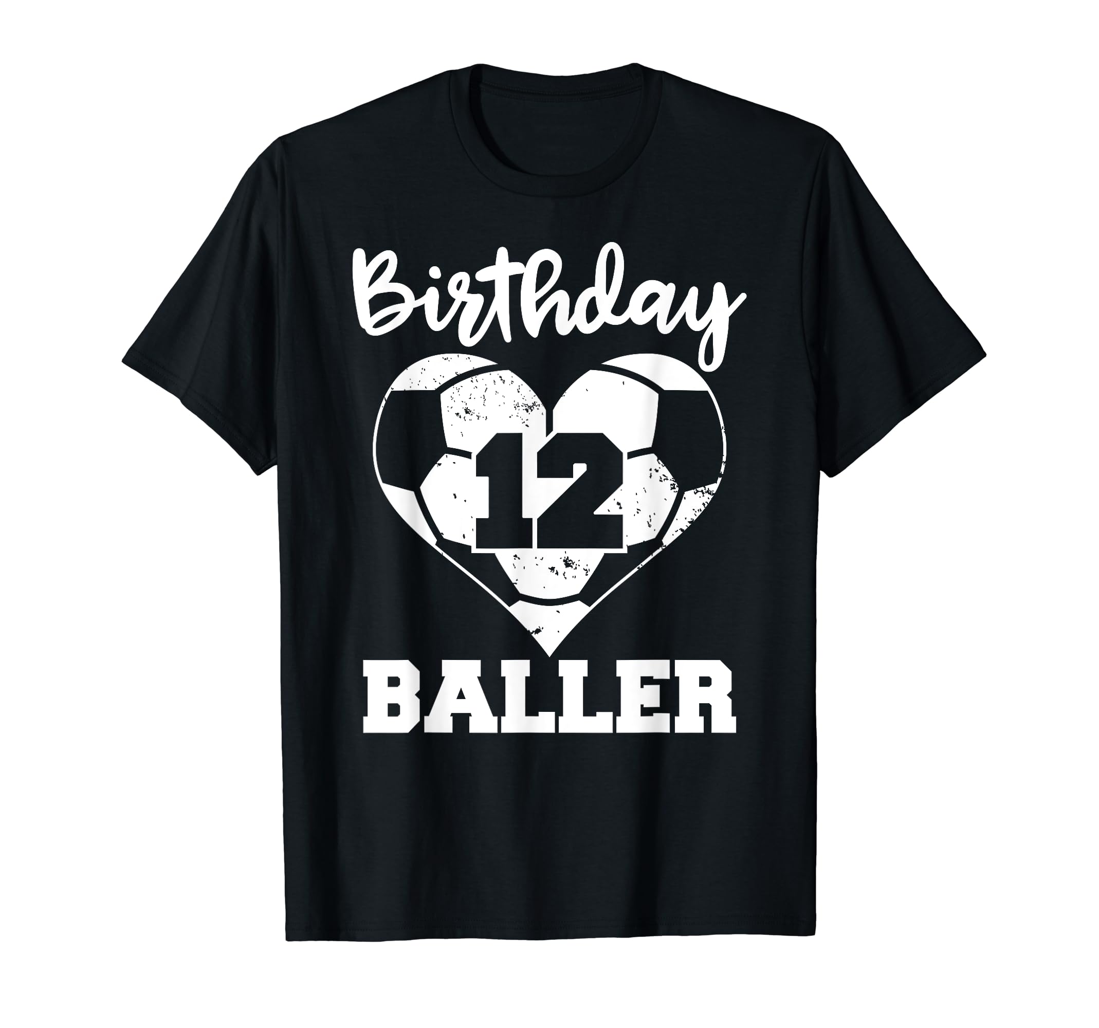 12Th Birthday Baller Funny 12 Year Old T-Shirt - Unique Graphic Unisex