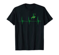 Brazil Heartbeat Ekg Pulse Brasilian T-Shirt - Aesthetic Graphic Unisex
