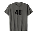 Number 40 80S 90S Soccer Team Jersey T-Shirt - Trendy Graphic Men Women