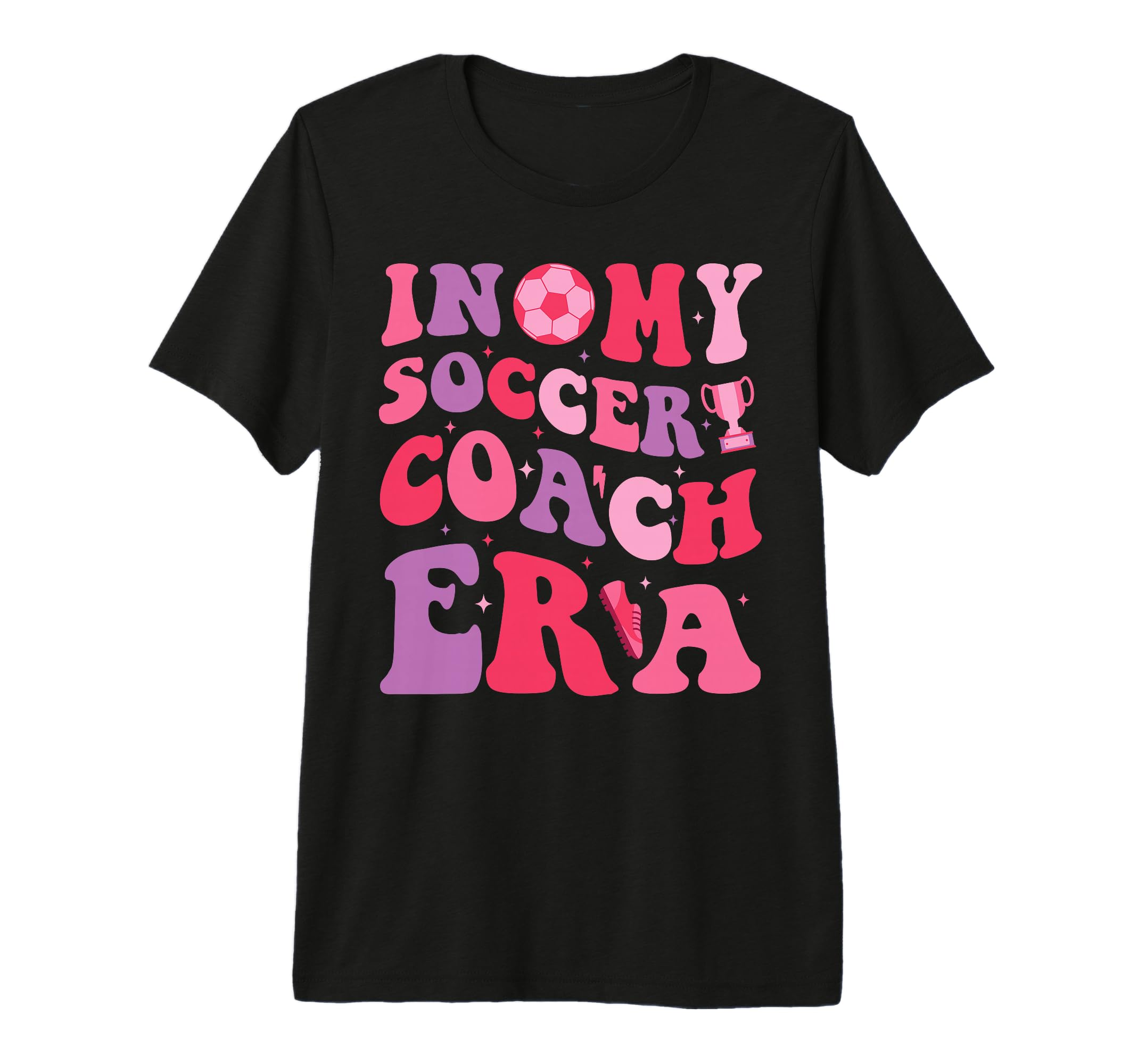 My Soccer Coach Era Groovy Proud Soccer T-Shirt - Trendy Graphic Men Women