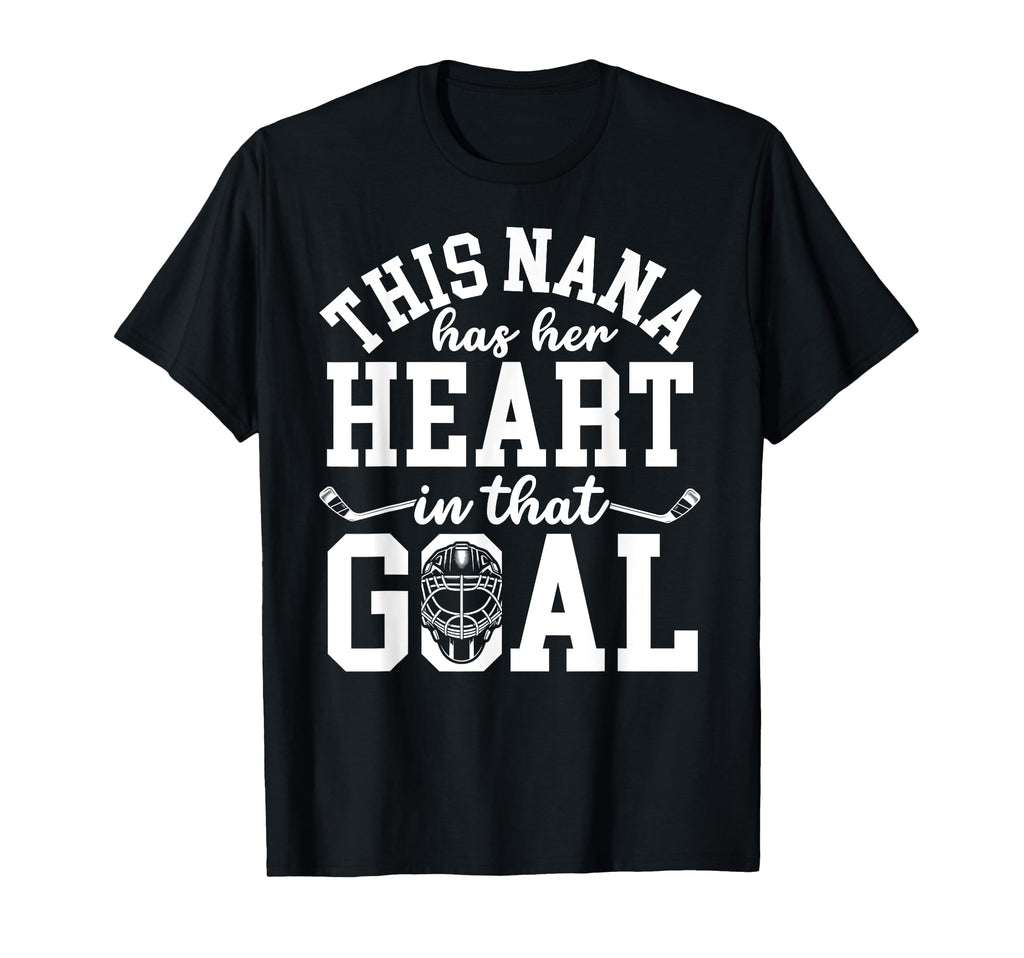 Proud Hockey Goalie Nana Hockey Goalkeeper T-Shirt - Graphic Print Unisex