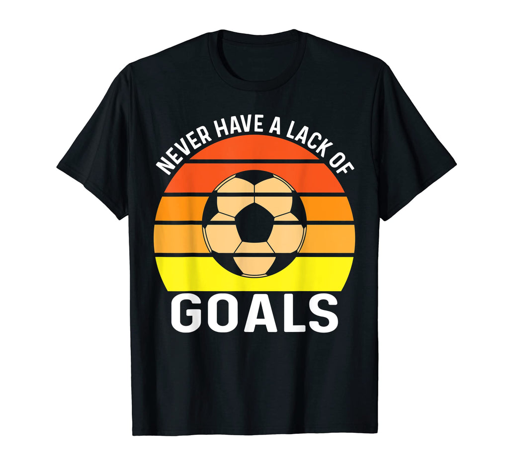 Soccer Never Have Lack Goals Soccer Ball T-Shirt - Graphic Print Unisex