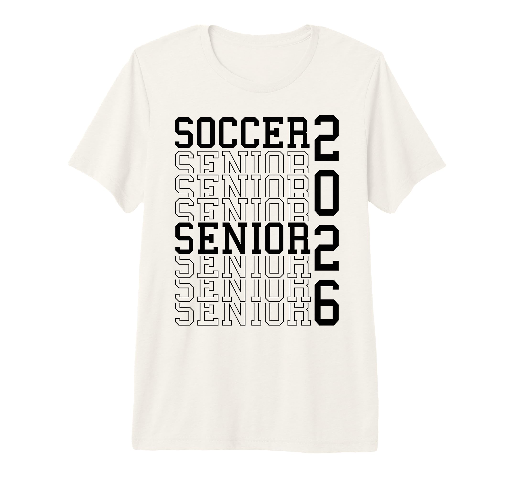 Soccer Senior Night Soccer Senior 2026 T-Shirt - Novelty Apparel Unisex