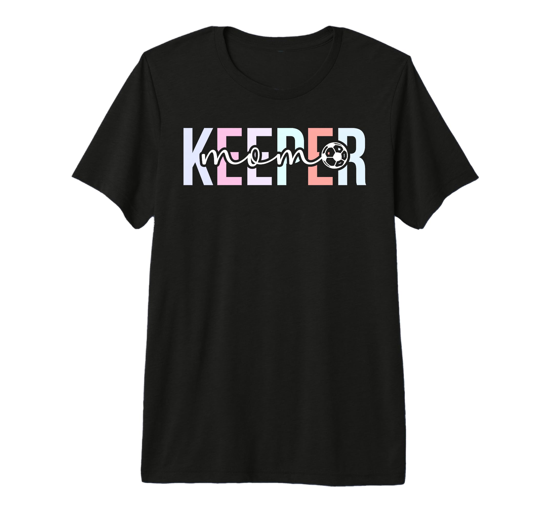 Boho Soccer Keeper Mom Soccer T-Shirt - Fun Novelty Design for Adults