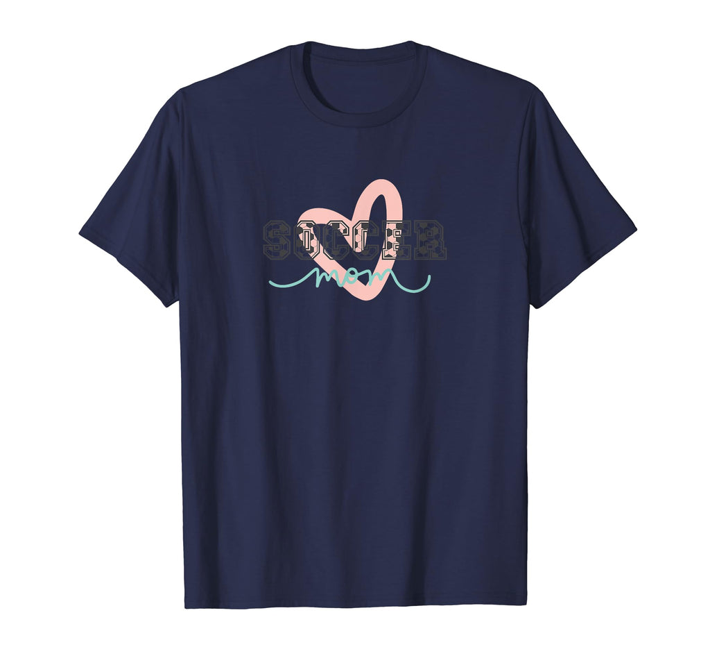 Soccer Mom Heart T-Shirt - Fun Novelty Design Unisex