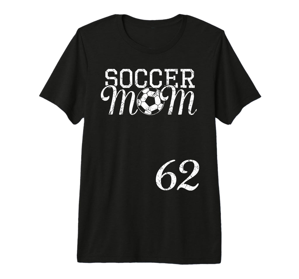 Soccer Mom Jersey Number 62 Favorite T-Shirt - Graphic Print Men Women