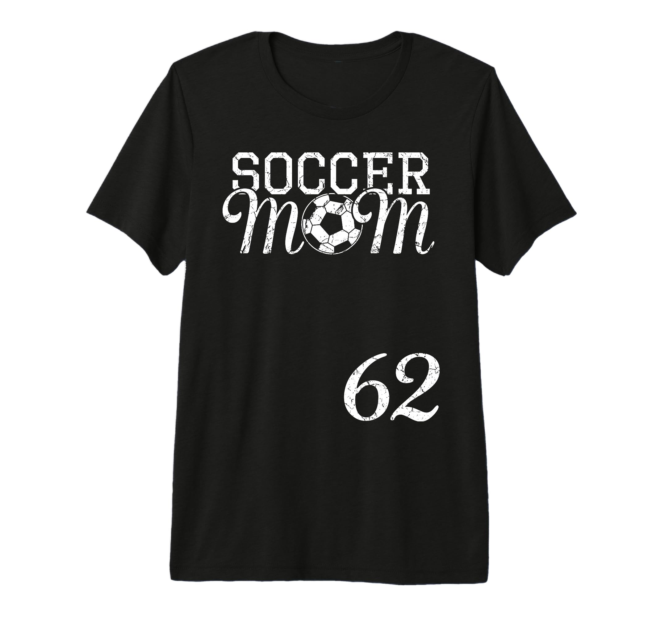 Soccer Mom Jersey Number 62 Favorite T-Shirt - Graphic Print Men Women