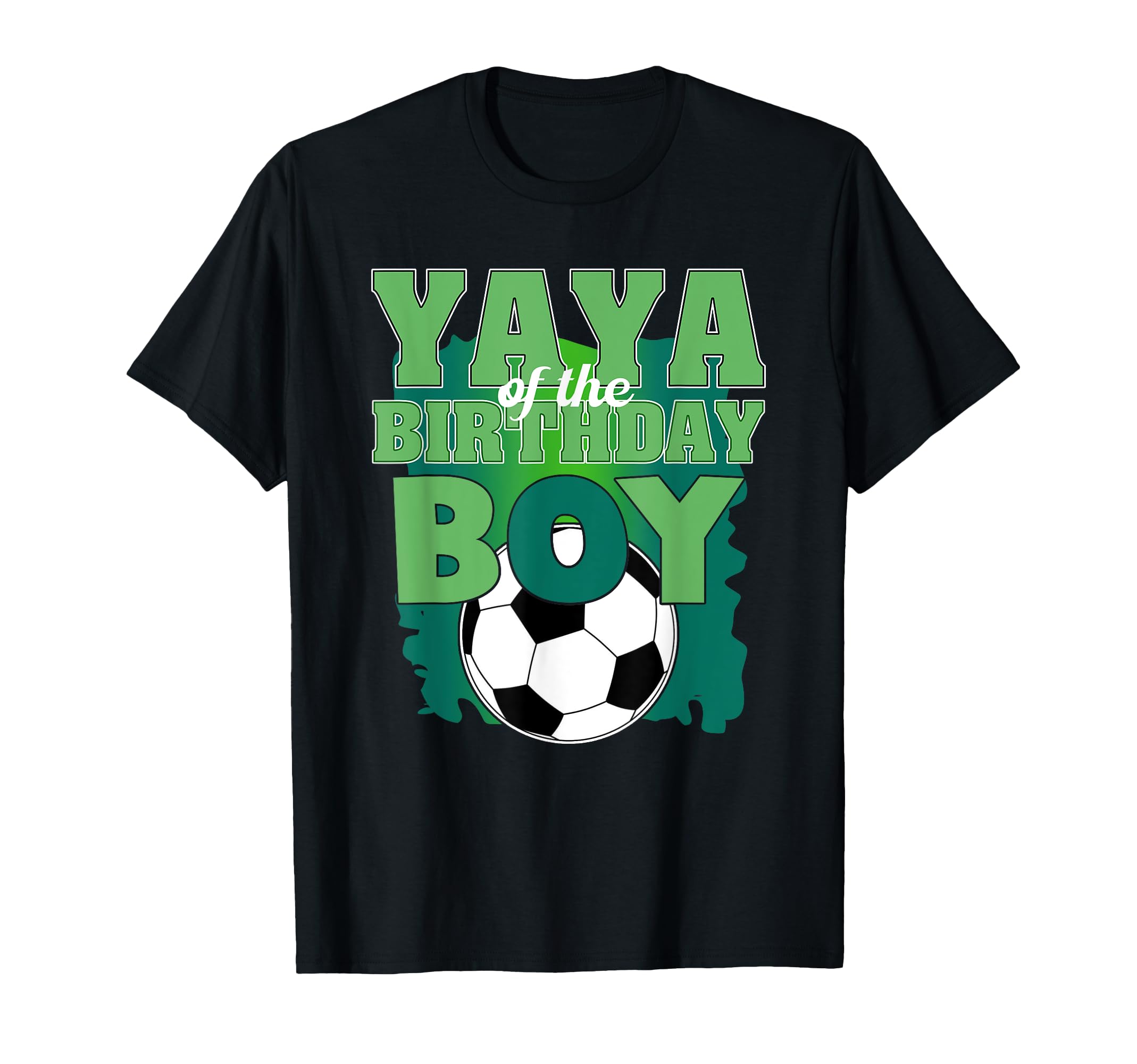 Yaya Birthday Soccer Group Family T-Shirt - Graphic Print for Adults