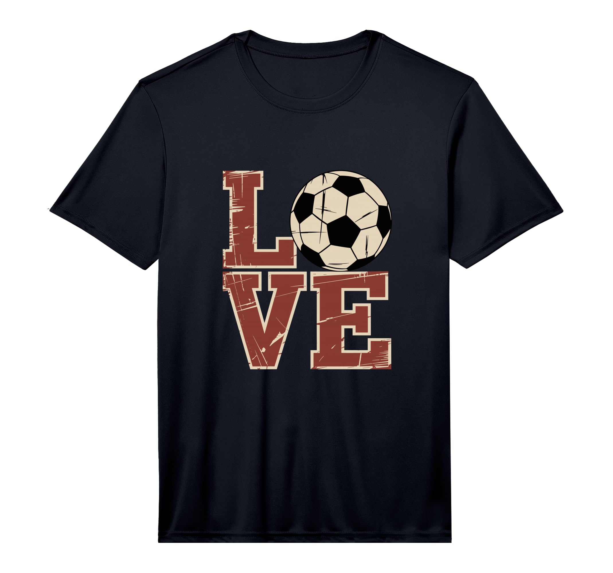Love Soccer Football Performance T-Shirt - Aesthetic Graphic for Adults