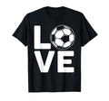 Love Football Or Soccer T-Shirt - Unique Graphic for Adults