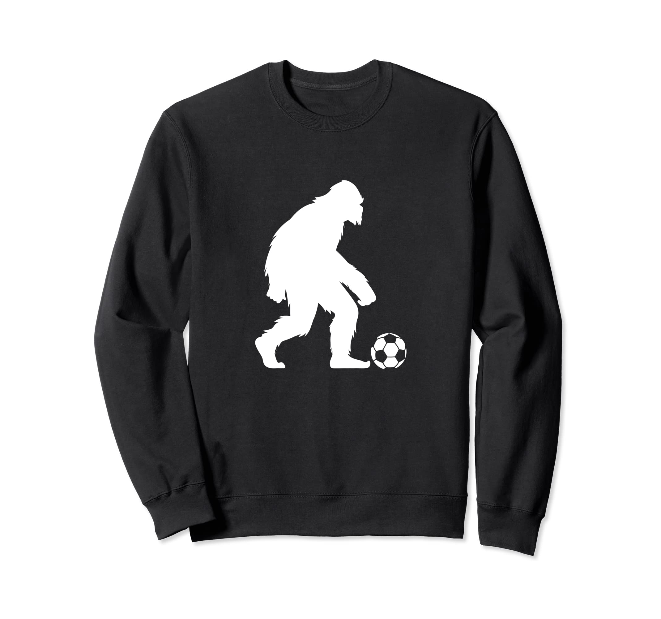 Funny Bigfoot Soccer Football Sweatshirt - Custom Art Print for Adults