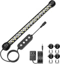Led Aquarium Light with Timer, Submersible Aquarium Plant Light, Fish Tank Light with Auto On/Off, 3 Lighting Modes, Adjustable Brightness (11 inch for 12-23inch Planted Tank), 7W