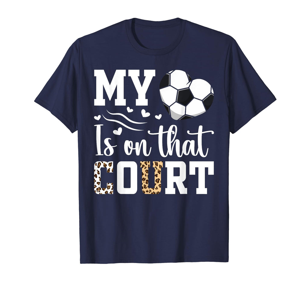 My Heart Is That Court Soccer Player T-Shirt - Aesthetic Graphic Men Women
