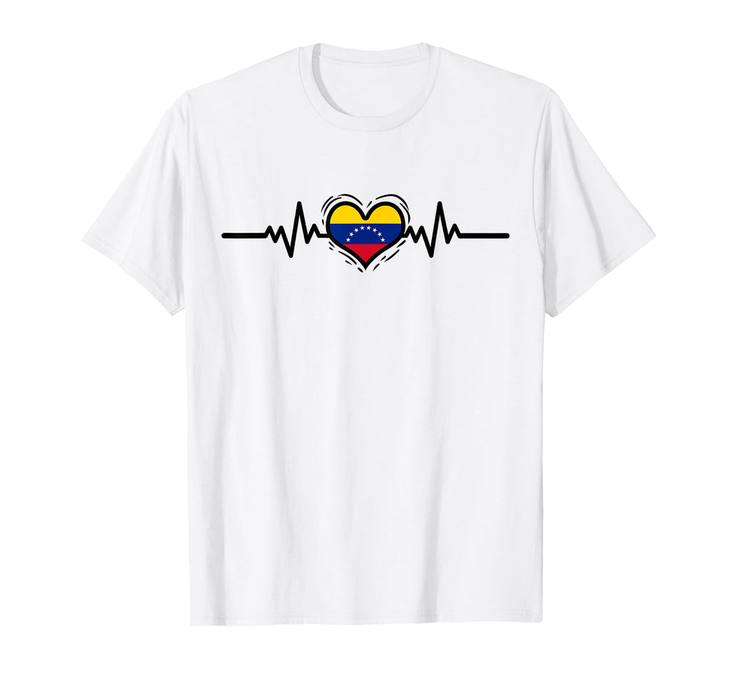 Heartbeat Venezuelan Roots T-Shirt - Aesthetic Graphic Men Women