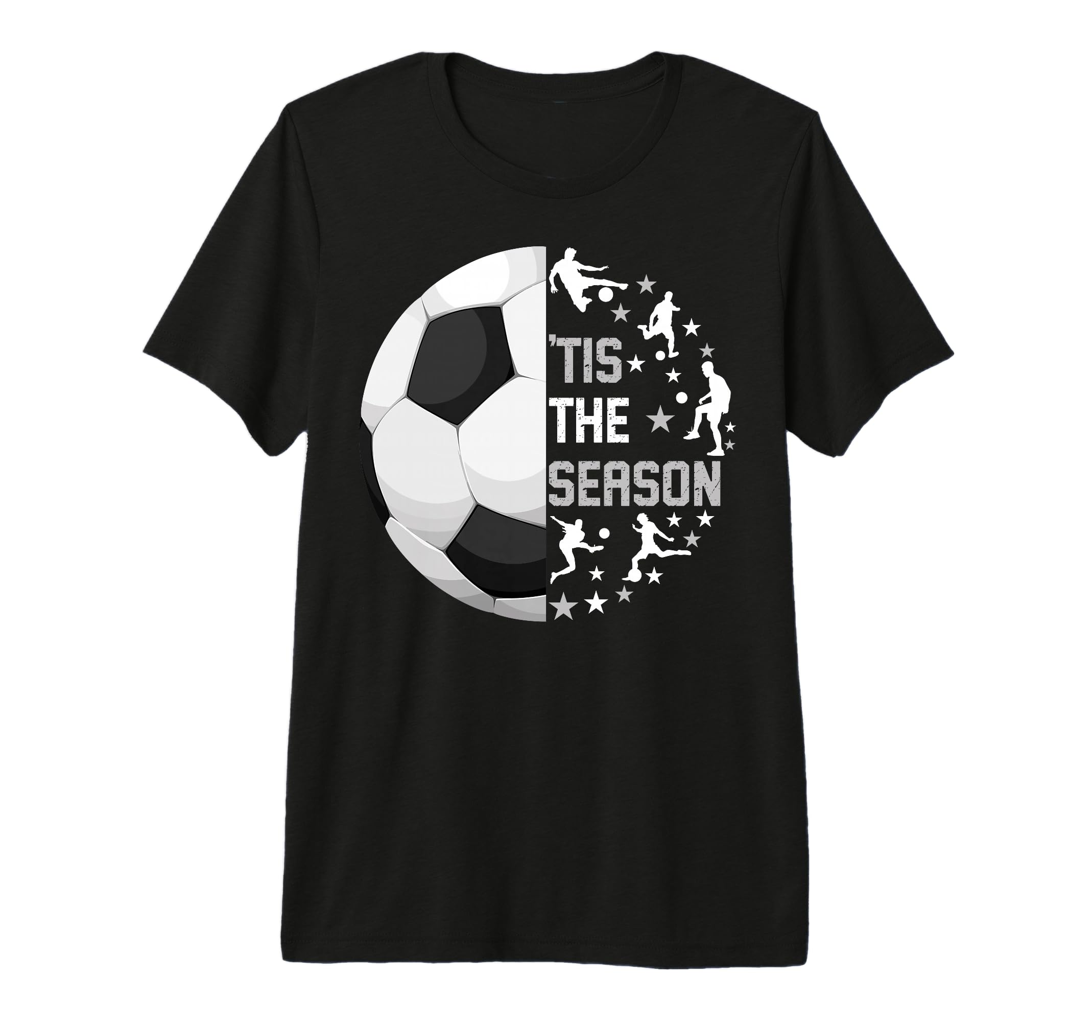 Funny Soccer Tis Season Tri Blend T-Shirt - Streetwear Style Men Women