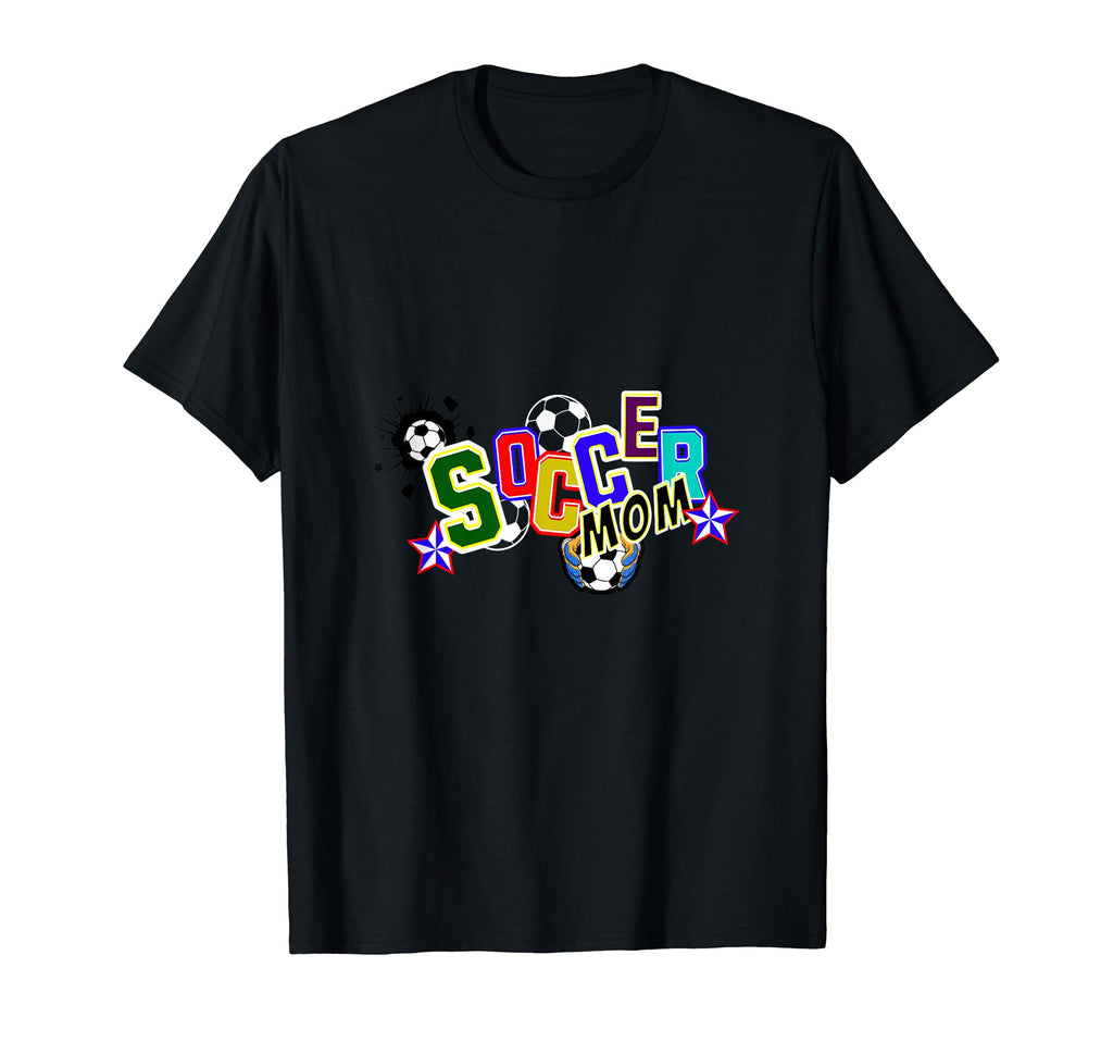 Soccer Mom Colorful Soccer Gifts T-Shirt - Minimalist Print for Adults