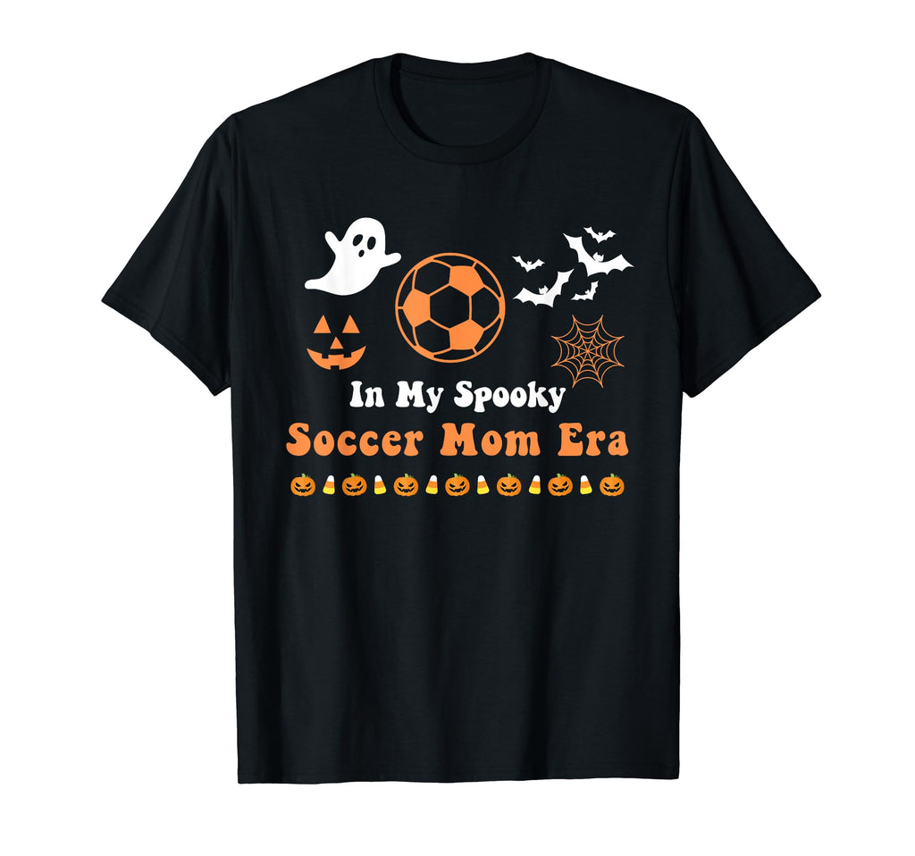 Soccer Mom Halloween Groovy And Spooky T-Shirt - Unique Graphic Unisex