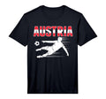 Austria Soccer Fans Jersey Austrian T-Shirt - Custom Art Print Unisex