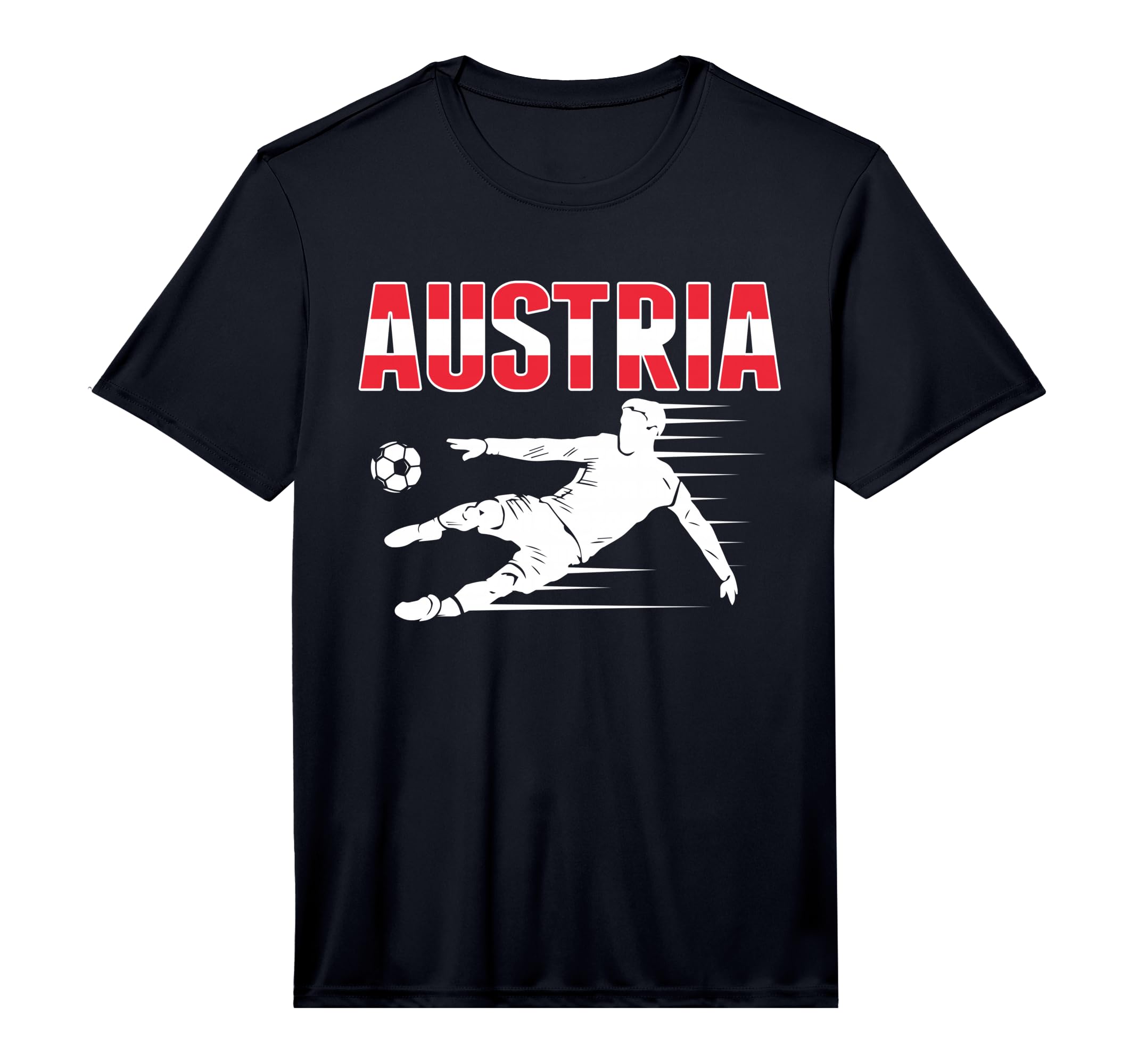 Austria Soccer Fans Jersey Austrian T-Shirt - Custom Art Print Unisex