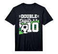 10Th Birthday Double Digits 10 Year T-Shirt - Minimalist Print Men Women