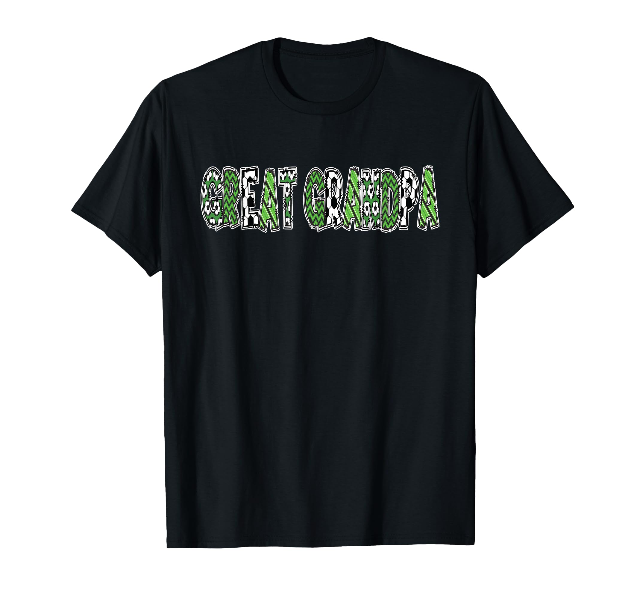 Soccer Great Grandpa Birthday Party T-Shirt - Unique Graphic Men Women