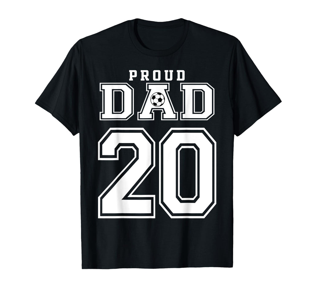Number 20 Custom Proud Soccer Futbol T-Shirt - Unique Graphic Men Women