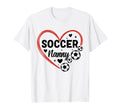 Soccer Nanny Heart Soccer Player T-Shirt - Custom Art Print for Adults