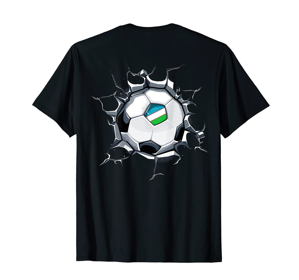 Uzbekistan Soccer Fans Jersey T-Shirt - Casual Everyday Wear Men Women