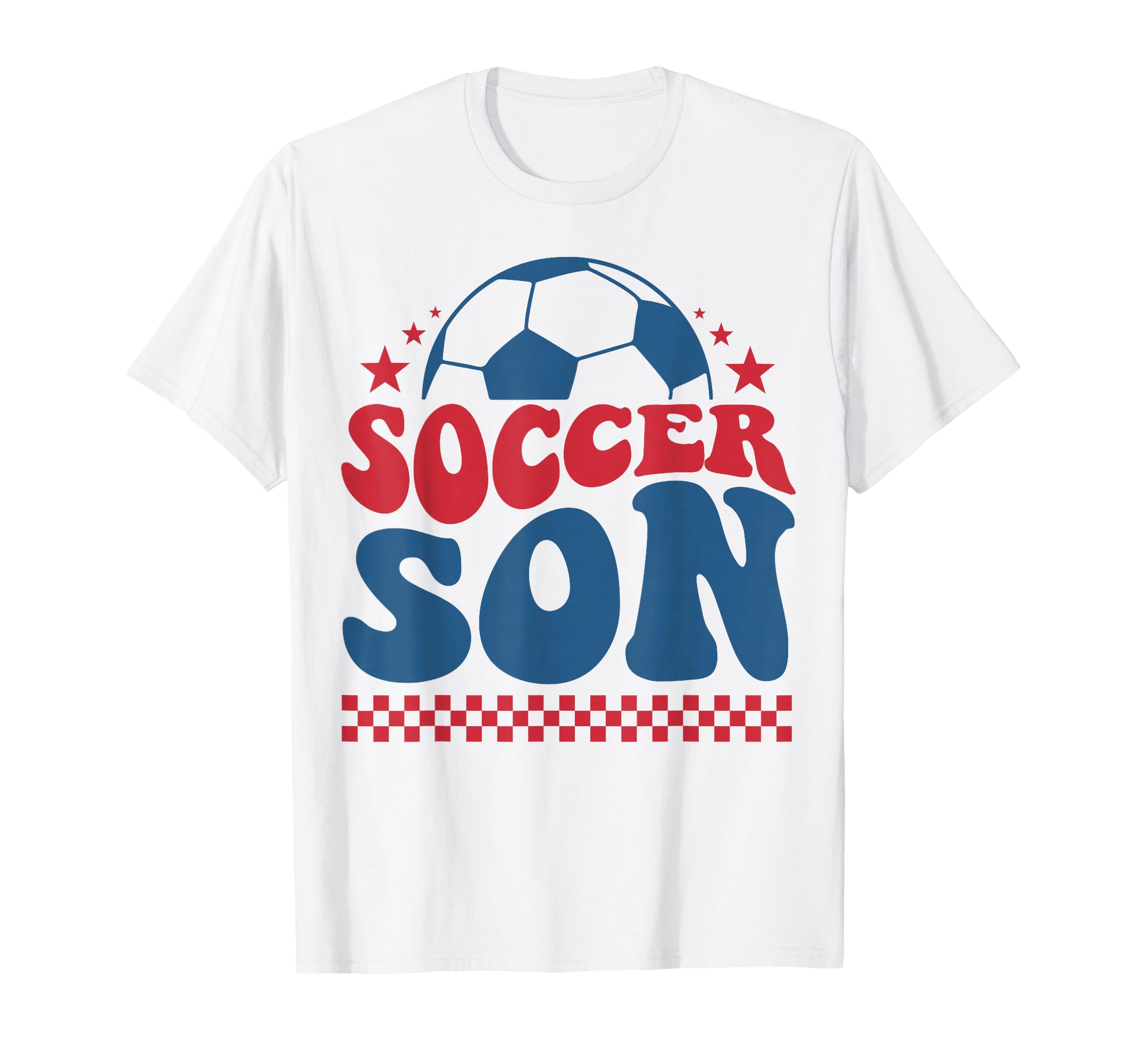 Soccer Son Soccer Fan Support Soccer T-Shirt - Custom Art Print Men Women