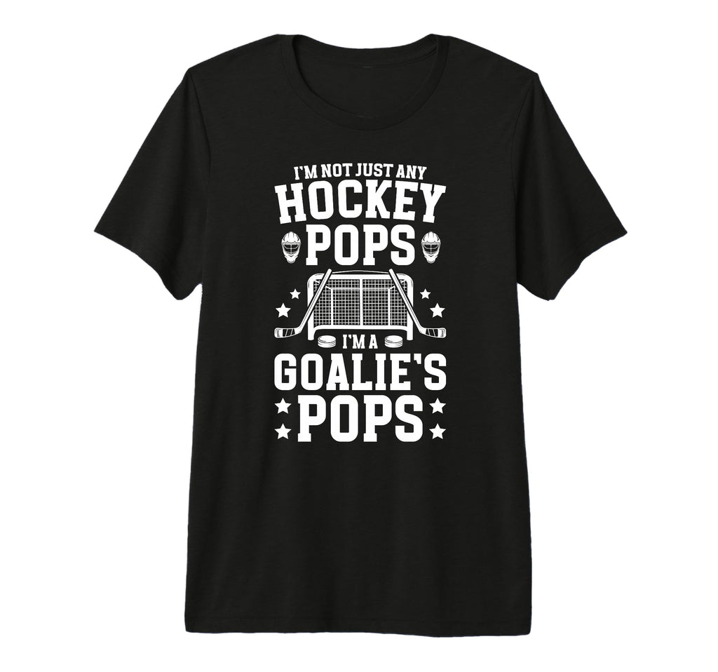 Mens Im Hockey Goalie Pops Ice Hockey T-Shirt - Streetwear Style Men Women