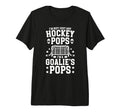 Mens Im Hockey Goalie Pops Ice Hockey T-Shirt - Streetwear Style Men Women