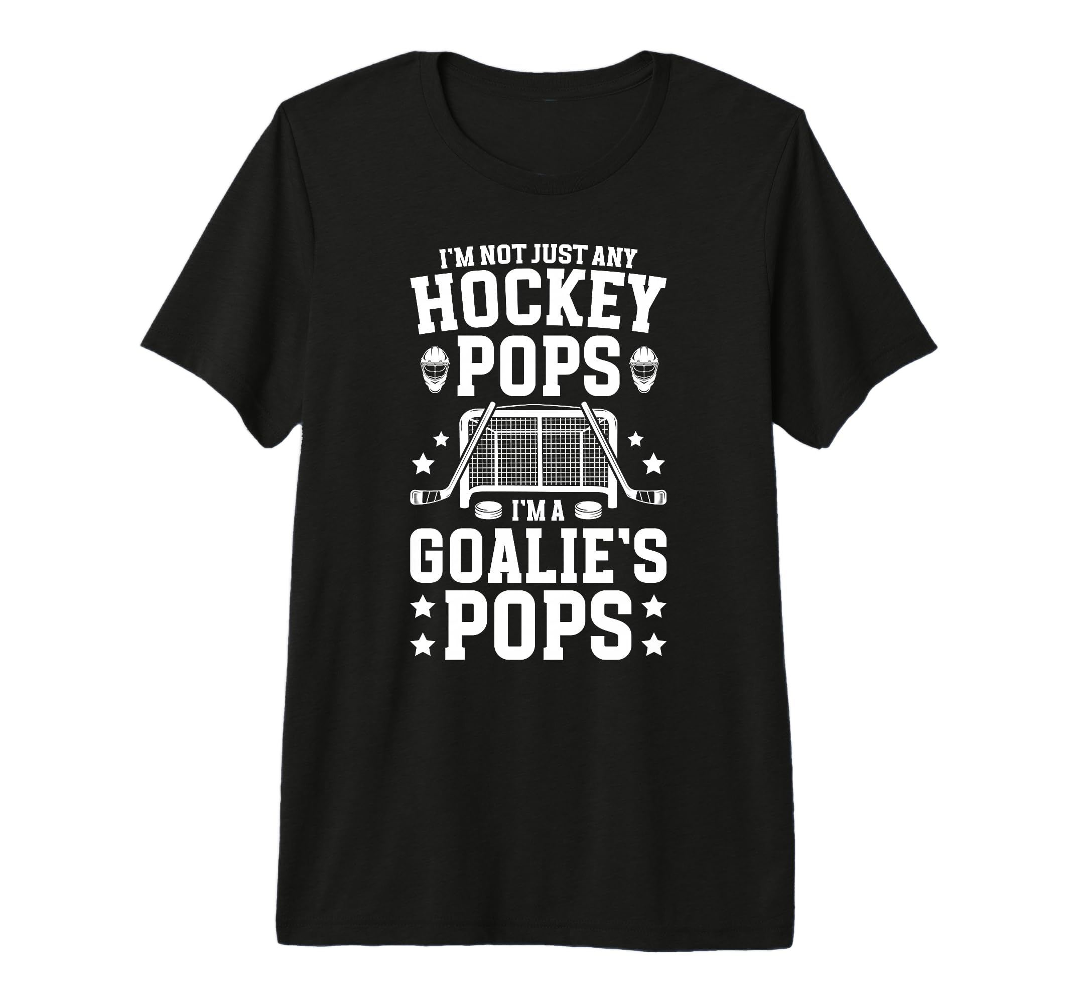 Mens Im Hockey Goalie Pops Ice Hockey T-Shirt - Streetwear Style Men Women