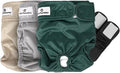 Pet Parents® Washable Dog Diapers (3pack) + Extendrs® of Durable Doggie Diapers, Premium Dog Diapers Female (X-Large, Spruce)