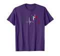 Mexican Pride Heartbeat Ekg Pulse T-Shirt - Streetwear Style Unisex