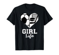 Life Heart Funny Soccer Hockey T-Shirt - Aesthetic Graphic for Adults