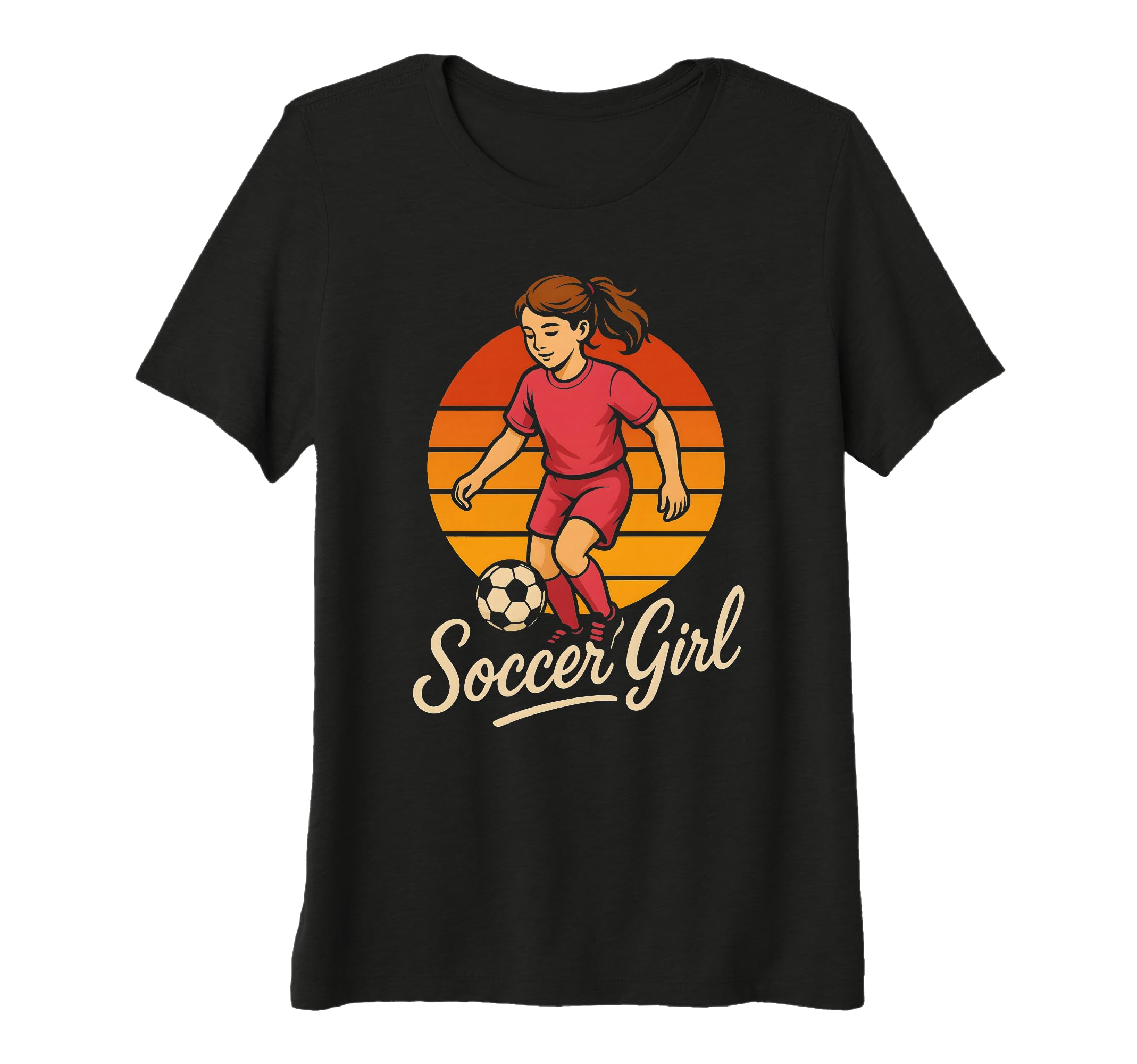 Soccer Soccer Playing Tri Blend T-Shirt - Fun Novelty Design for Adults