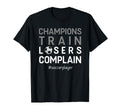 Soccer Player Champion Motivation Gift T-Shirt - Novelty Apparel Unisex