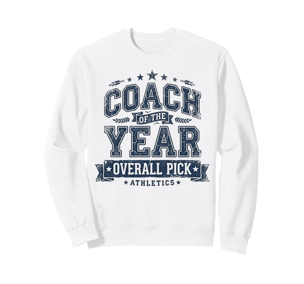 Coach Year Sports Athletics Sweatshirt - Custom Art Print for Adults
