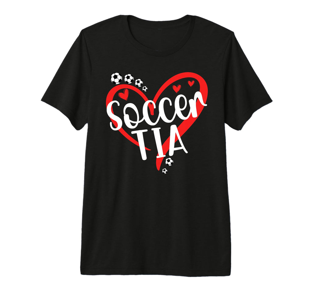Soccer Tia Heart Tia Soccer Player T-Shirt - Streetwear Style for Adults