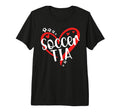 Soccer Tia Heart Tia Soccer Player T-Shirt - Streetwear Style for Adults