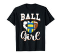 Ball Sports Heart Soccer Volleyball Football T-Shirt - Graphic Print Unisex