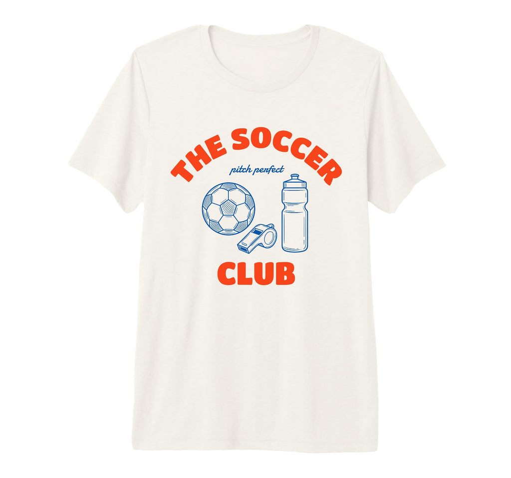 Soccer Club Minimalist Sports Vibe T-Shirt - Unique Graphic Men Women