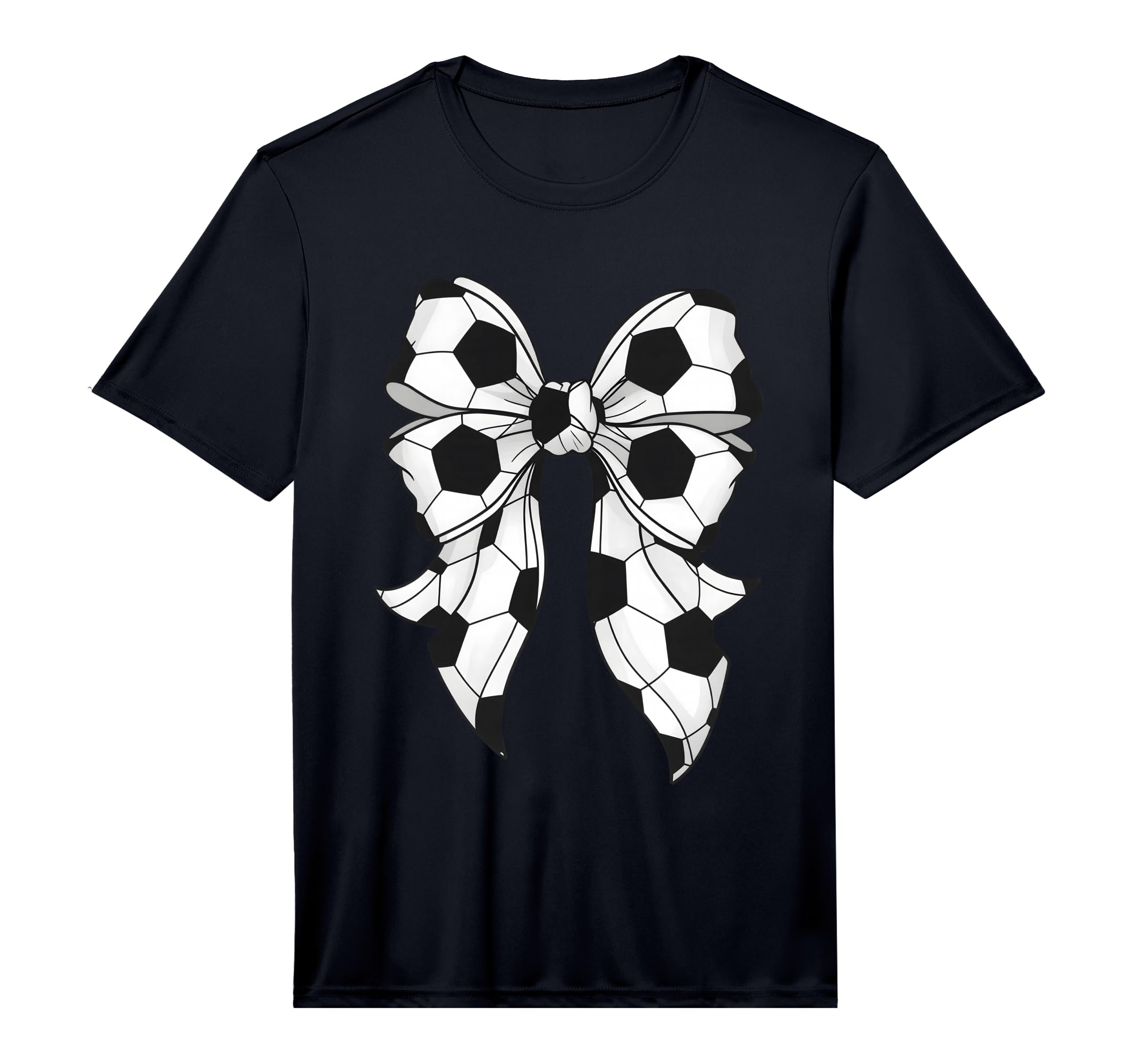 Soccer Coquette Bow Soccer Mama Mom T-Shirt - Trendy Graphic Men Women