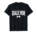 Hockey Goalie Mom Bow Hockey Lacrosse T-Shirt - Unique Graphic for Adults