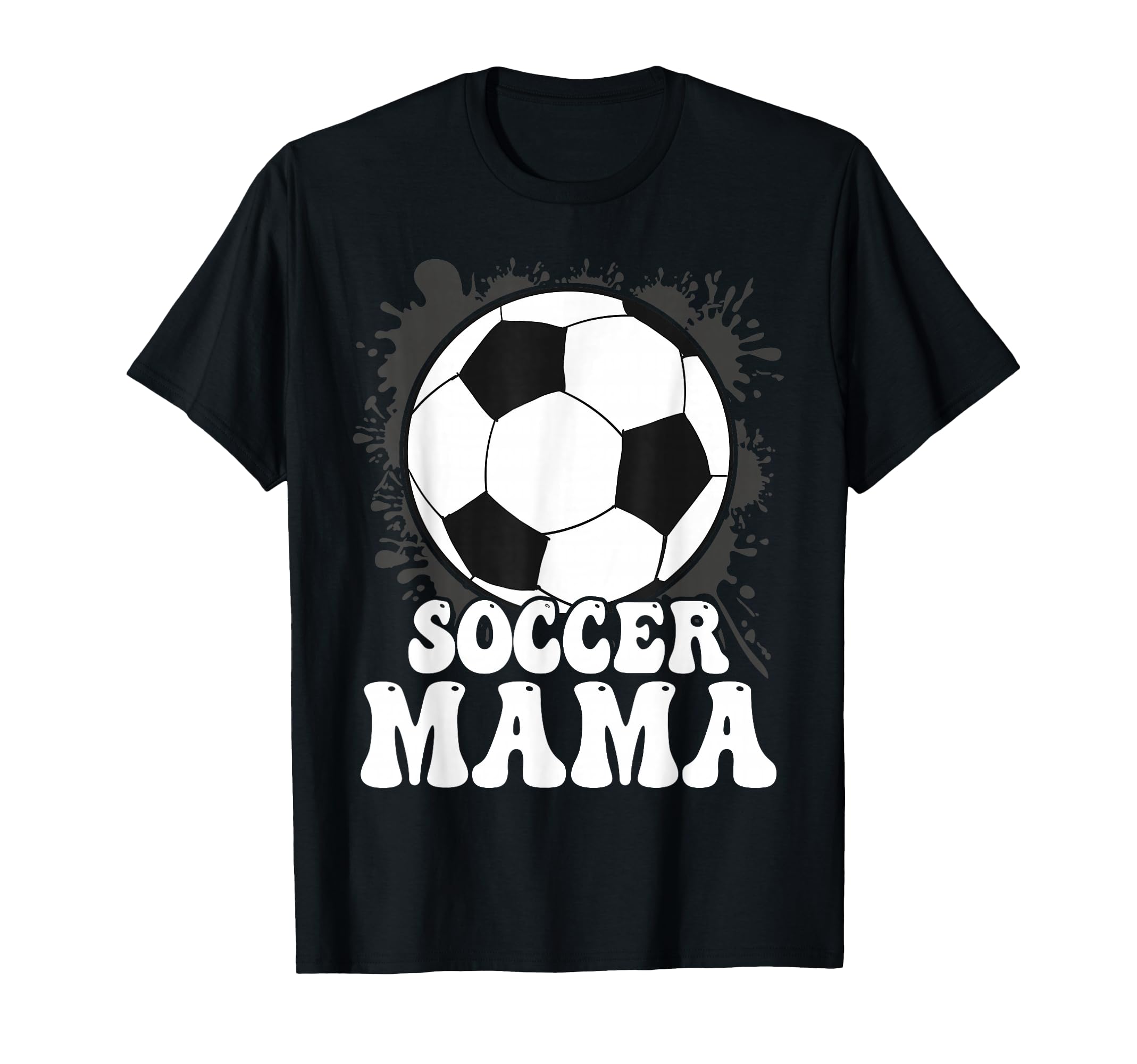 Soccer Mama Groovy Soccer Mom Mothers Day T-Shirt - Novelty Apparel Unisex