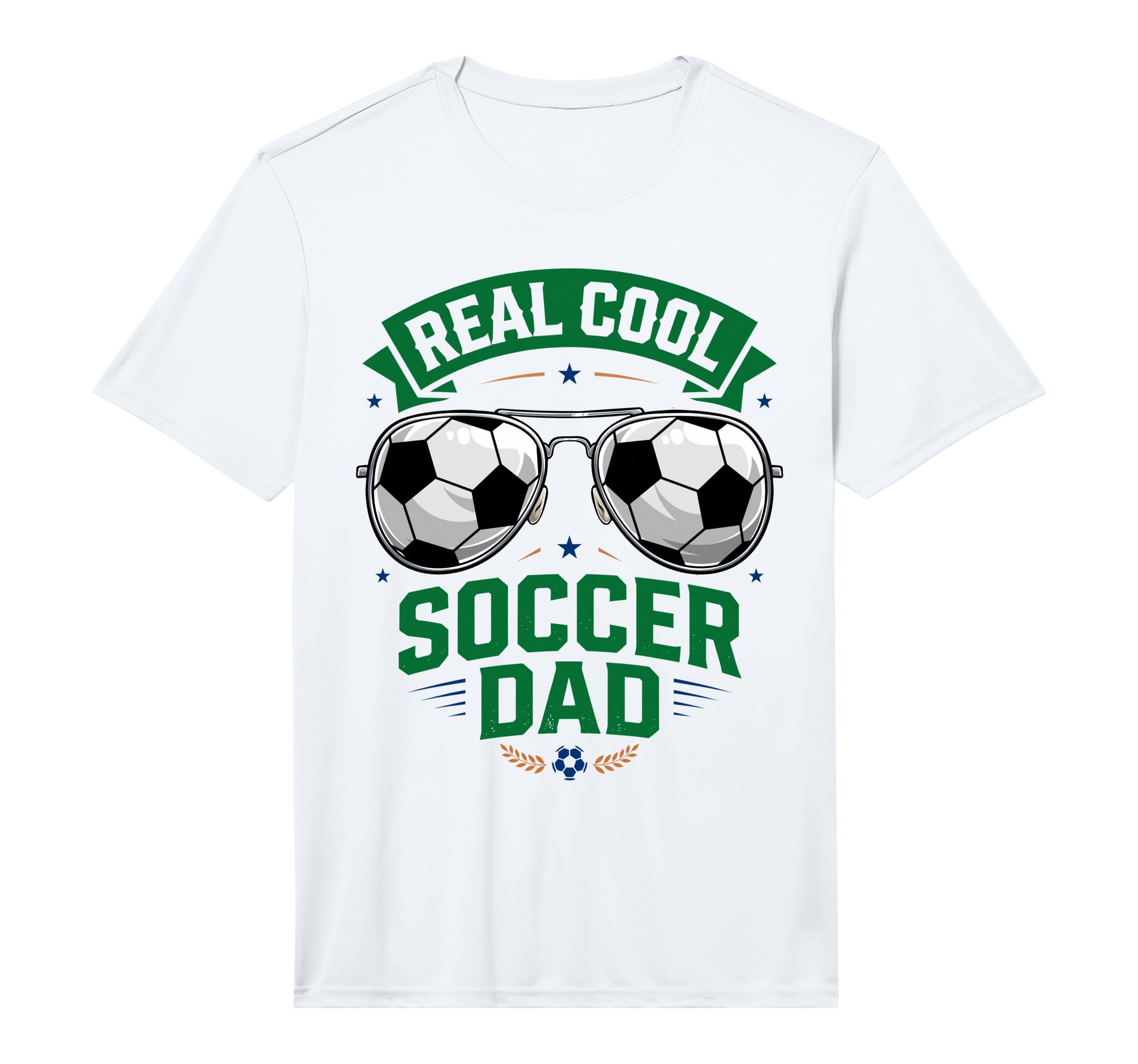 Real Soccer Dad Funny Futebol Fathers T-Shirt - Minimalist Print Men Women