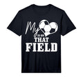 Mens Soccer Mom My Heart Is That Field T-Shirt - Trendy Graphic Unisex