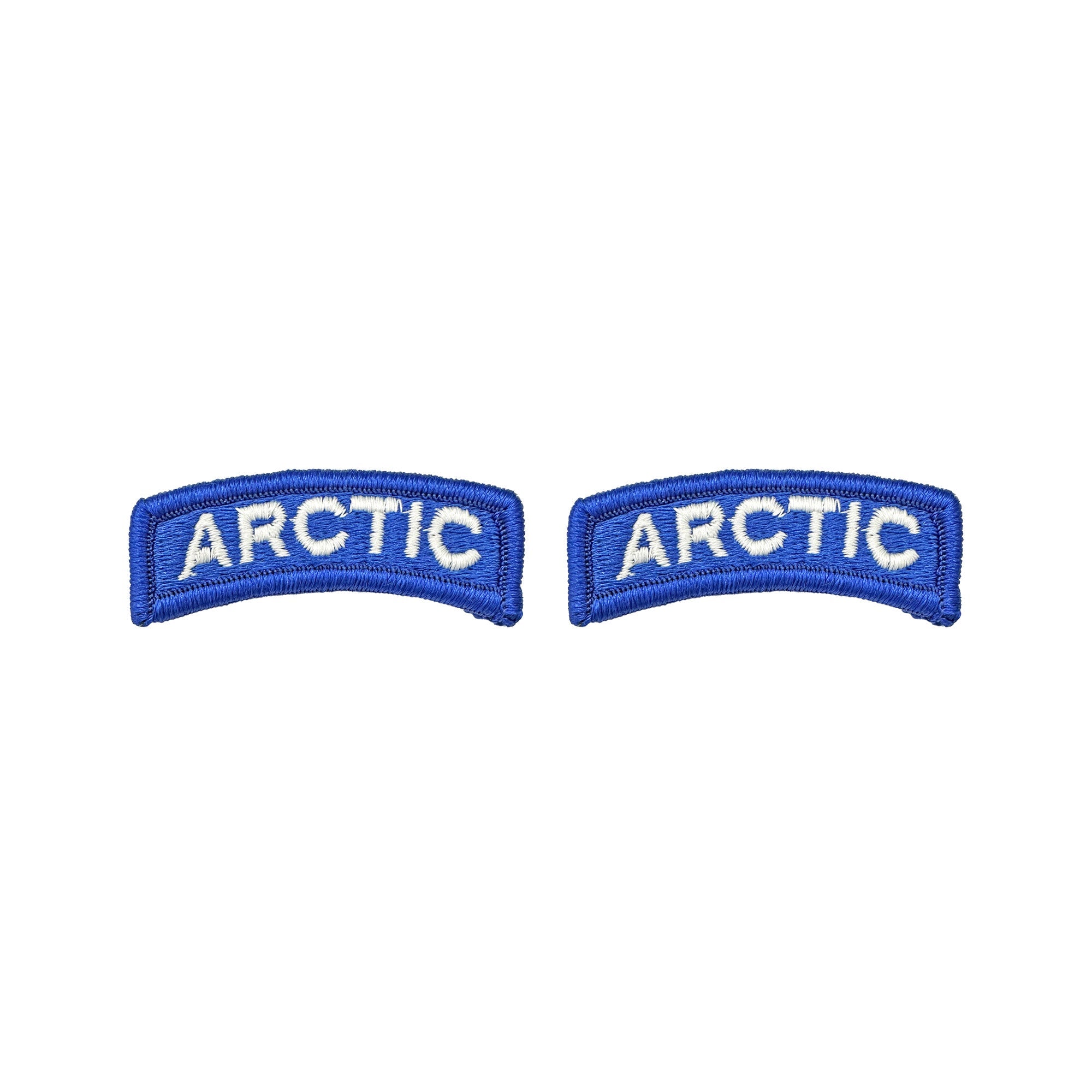 Arctic Blue and White Color Tab (Pair)